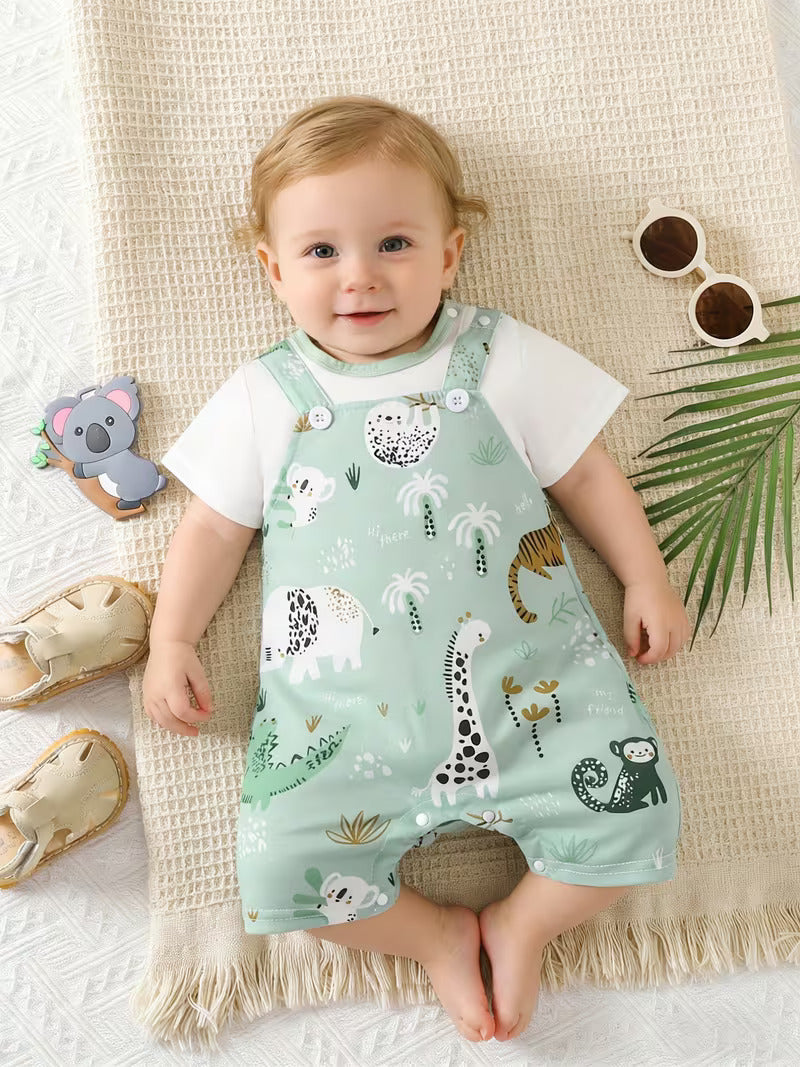 Zoo Buddy Baby Romper
