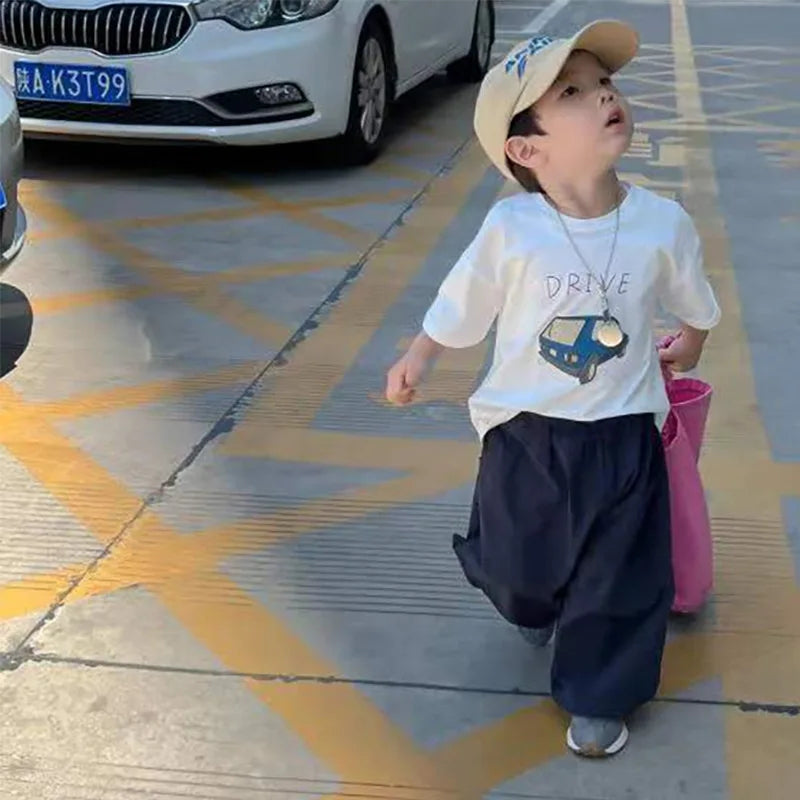 Cozy Cartoon Car Tee