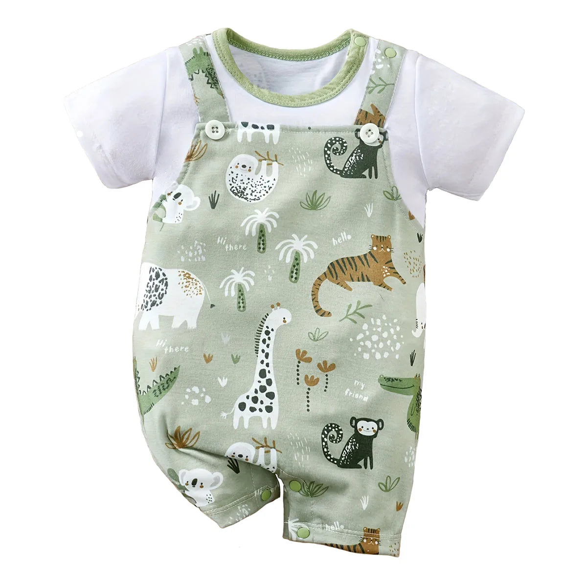 Zoo Buddy Baby Romper