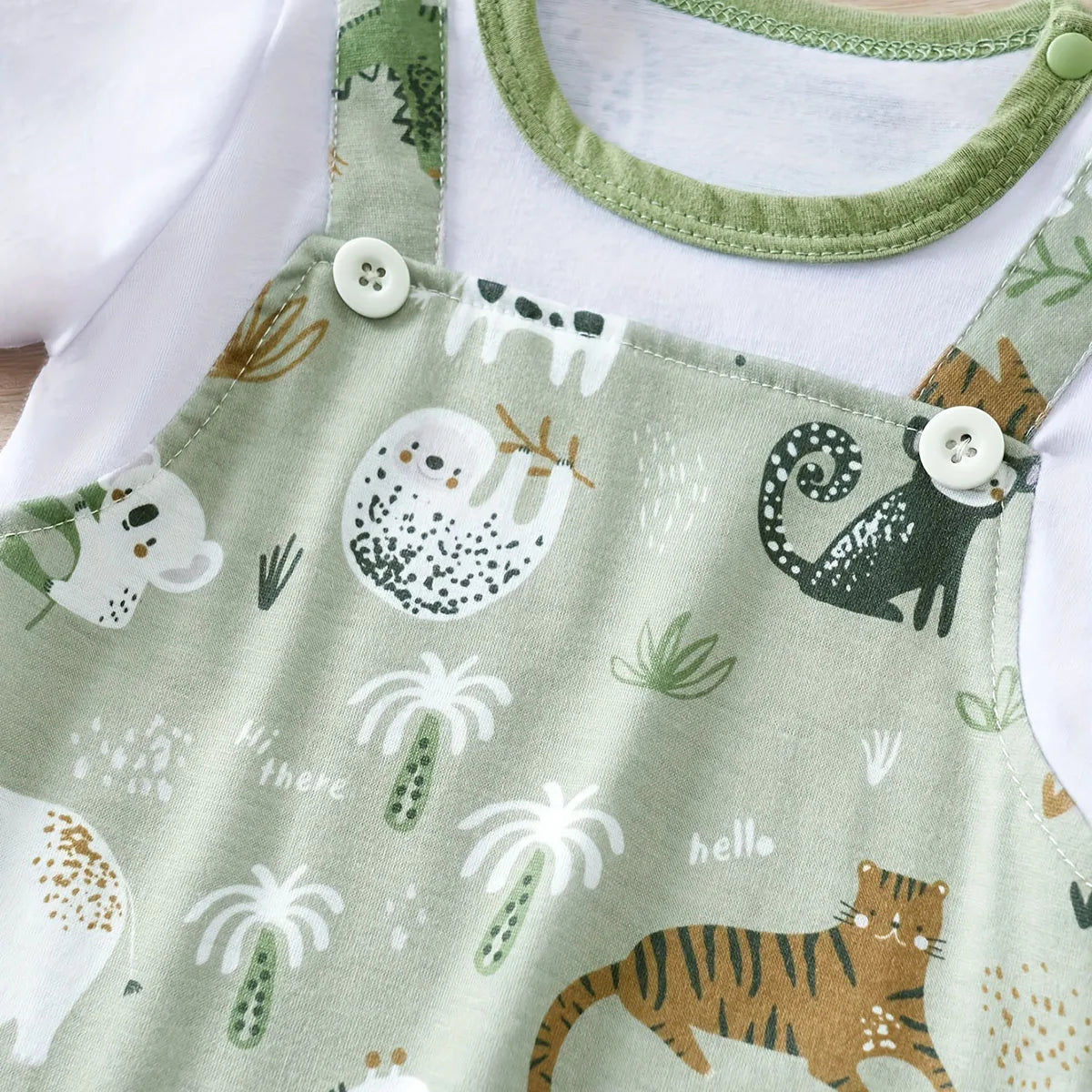 Zoo Buddy Baby Romper