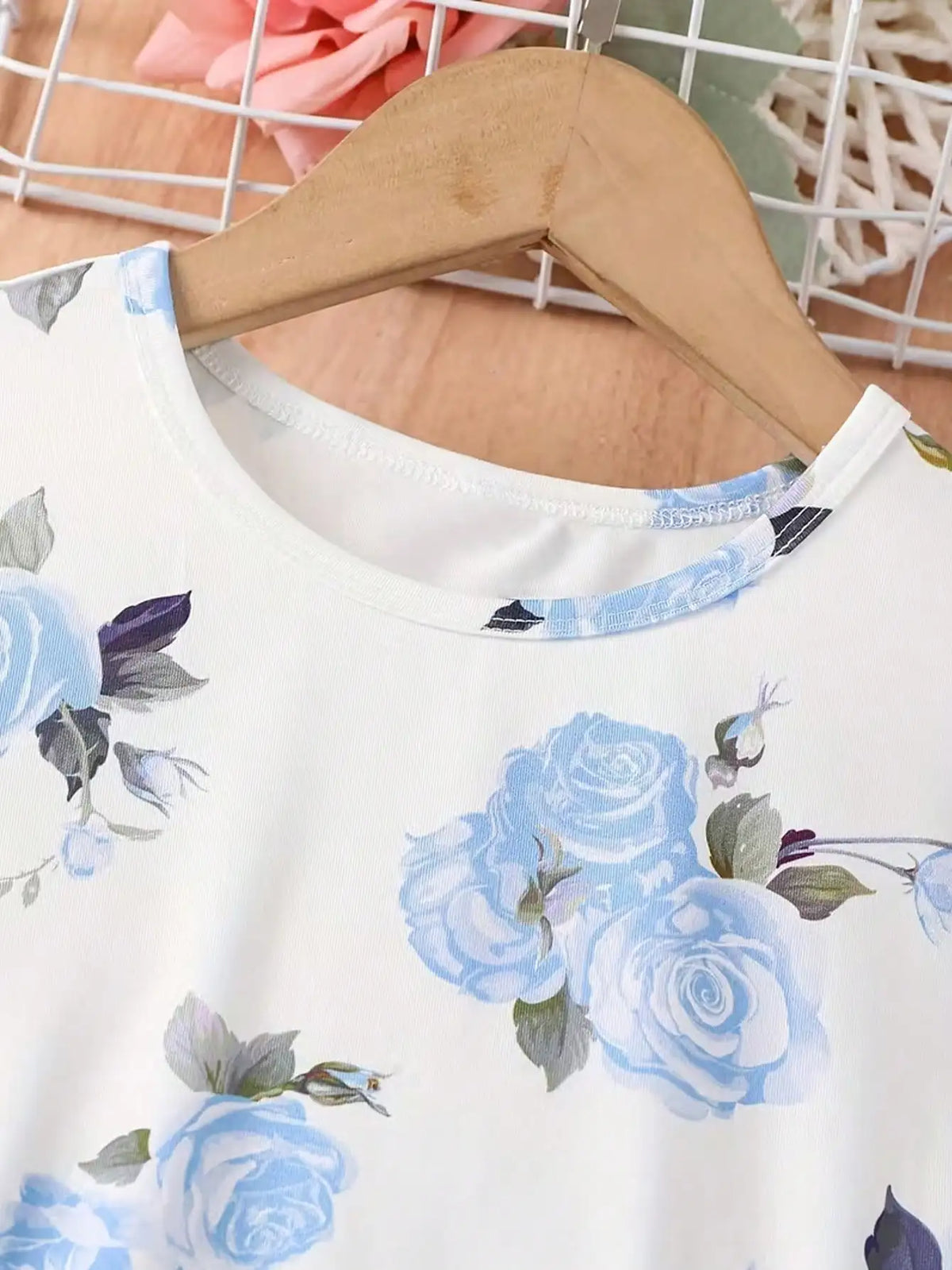 Floral Flutter Sleeve Dress